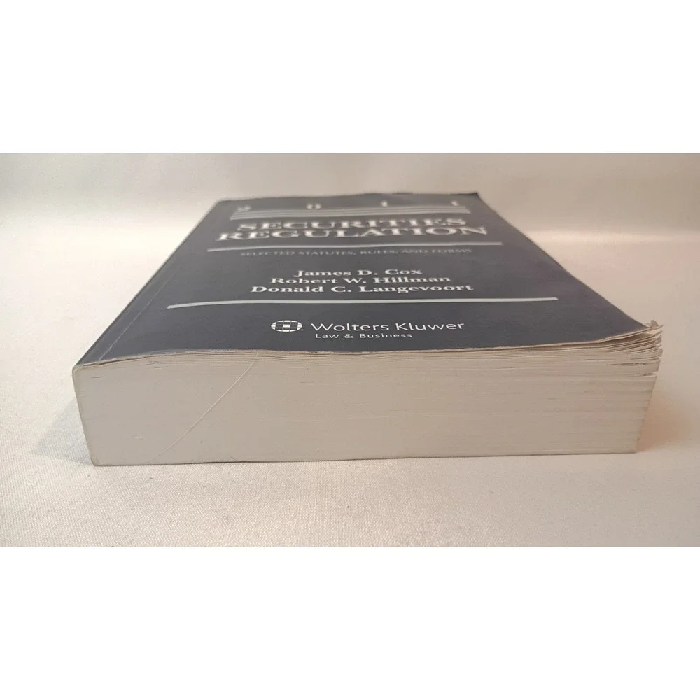Securities Regulation: Selected Statutes, Rules, and Forms 2011 Paperback